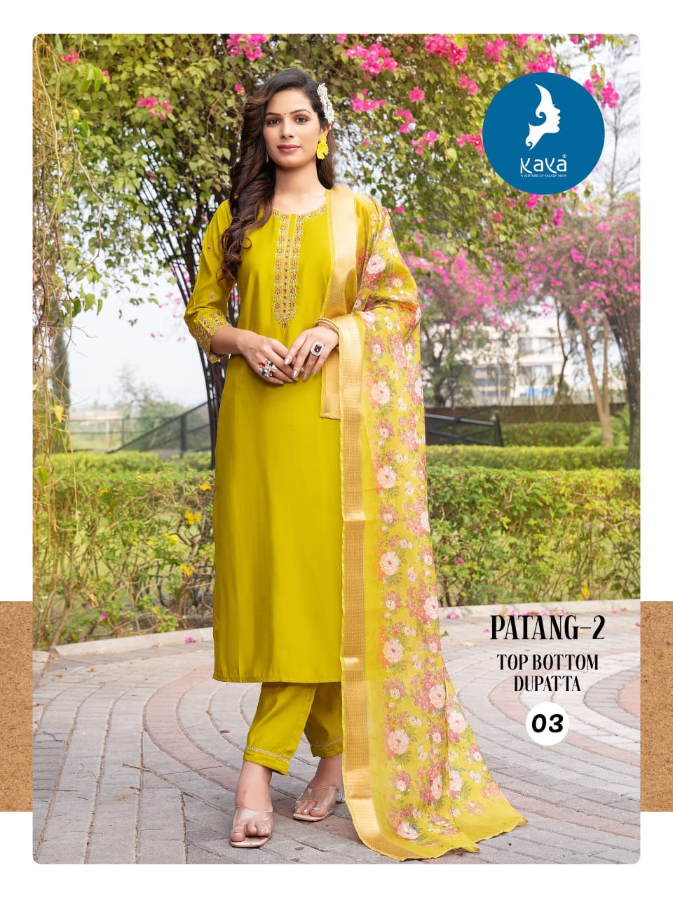 Patang 2 By Kaya Silk Kurti With Bottom Dupatta Wholesale Shop In Surat